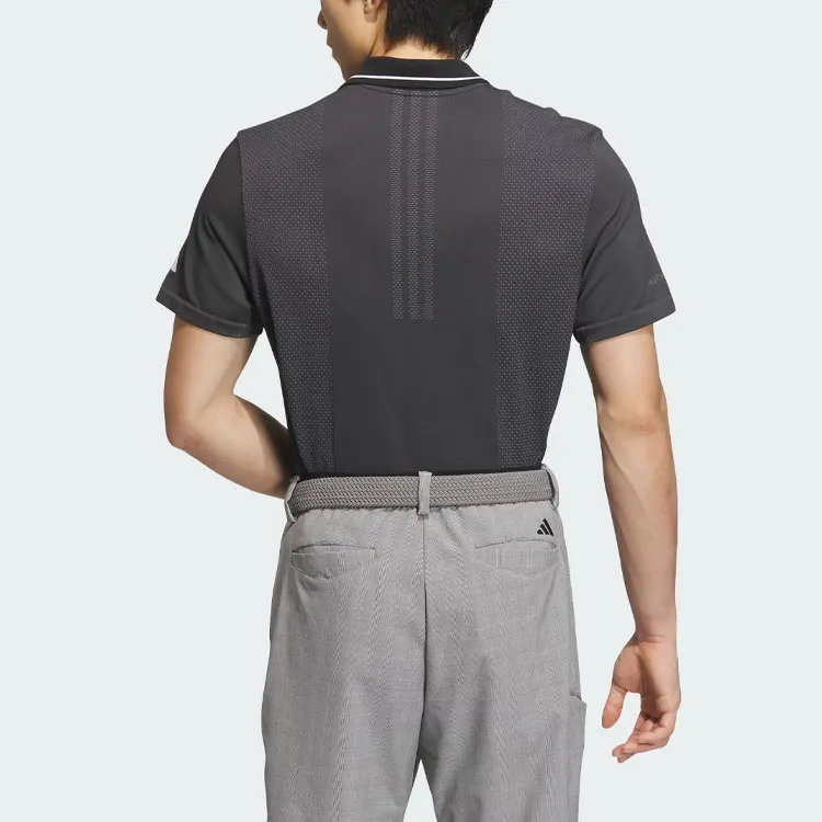 Adidas Primeknit Seamless Polo Shirt Polo Shirt Men's Black-4
