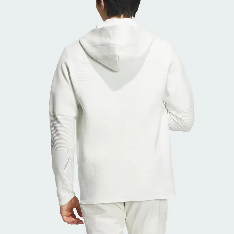 Adidas Primeknit Hooded Jacket Jackets Coats Men's White-2