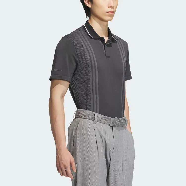 Adidas Primeknit Seamless Polo Shirt Polo Shirt Men's Black-1