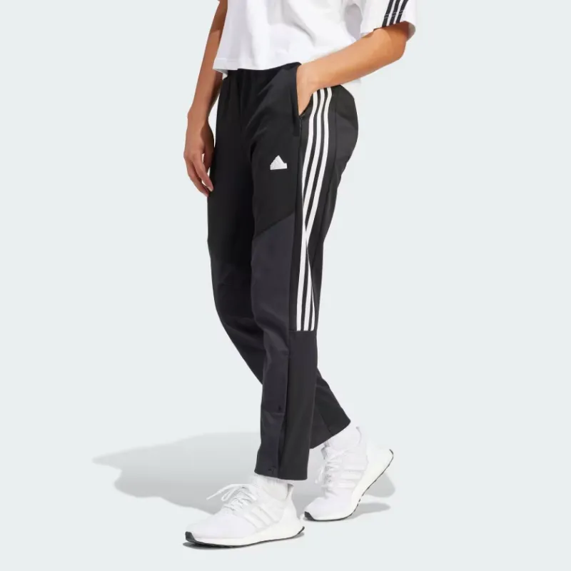Adidas Tiro Material Mix Tracksuit Bottoms Knitted Sports Pants Women's Black-1