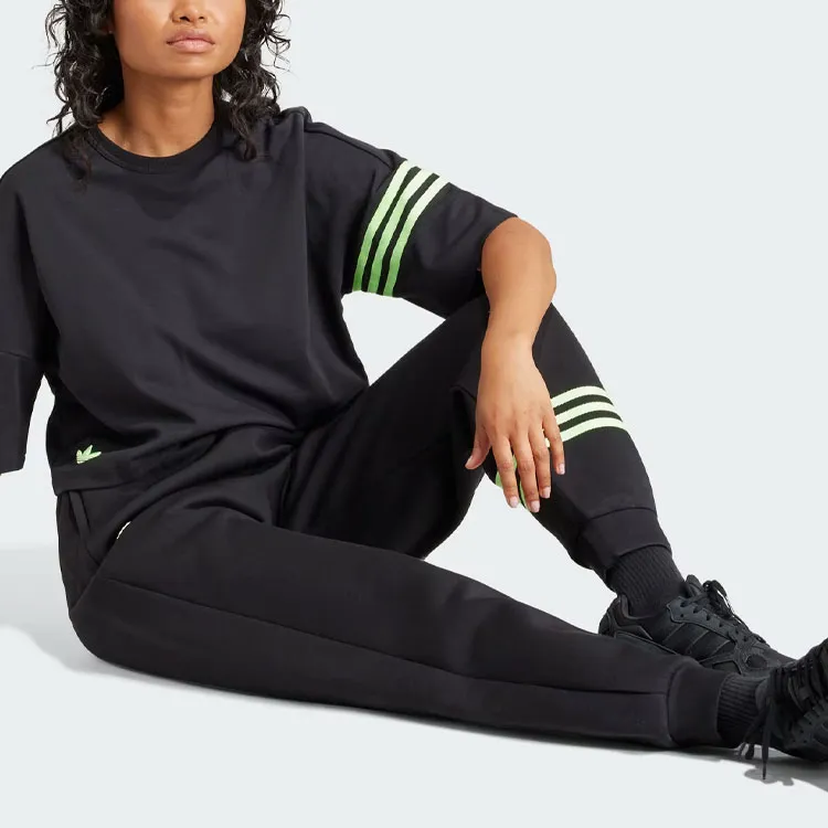 Adidas Originals Neuclassics Sweat Pants Knitted Sports Pants Women's Black-3