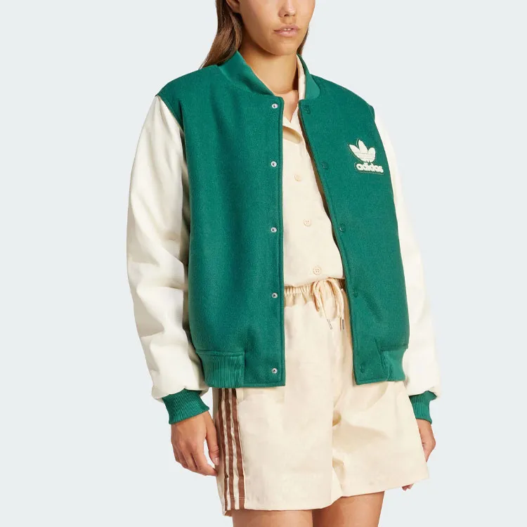 Adidas Originals Vrct Graphic Jacket Jackets Coats Women's Forest Green-3