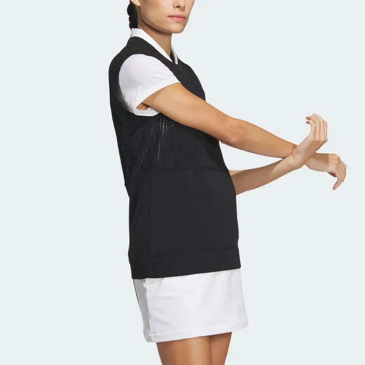 Adidas Sleeveless Sports Shirts Women's Black-3