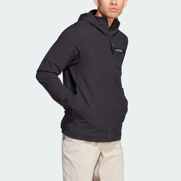 Adidas Multi Soft Shell Jacket Jackets Coats Men's Black-3