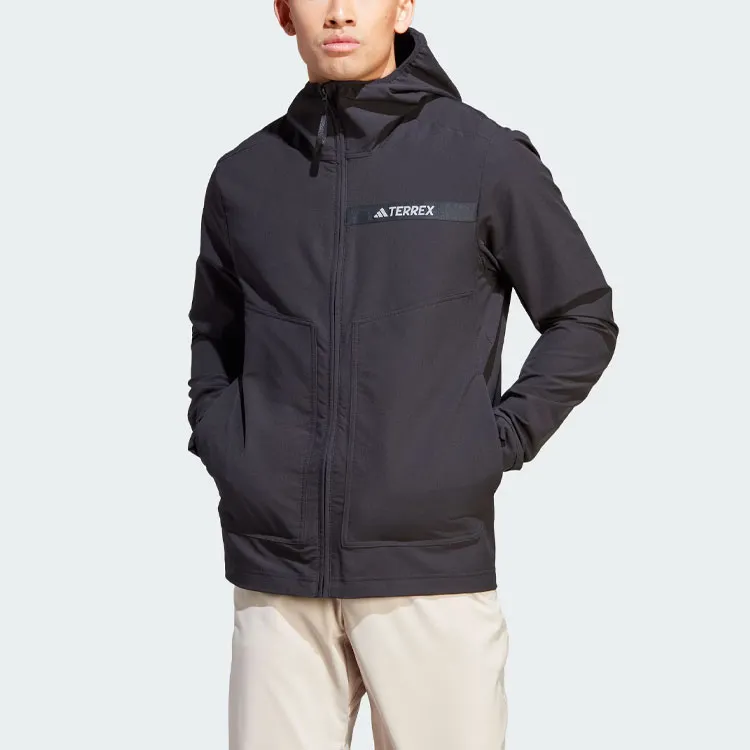 Adidas Multi Soft Shell Jacket Jackets Coats Men's Black-1