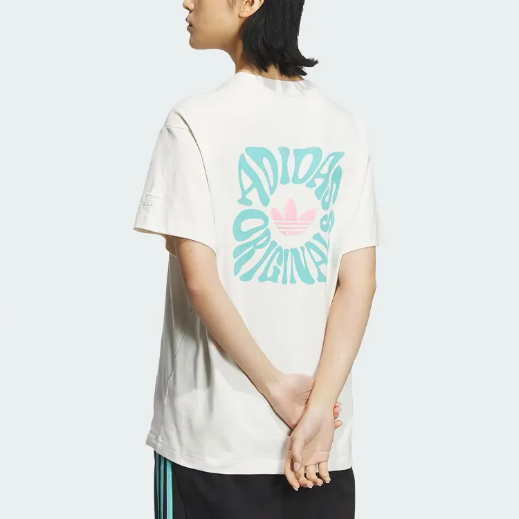 Adidas Originals SS24 T Shirt Unisex Pink White-6
