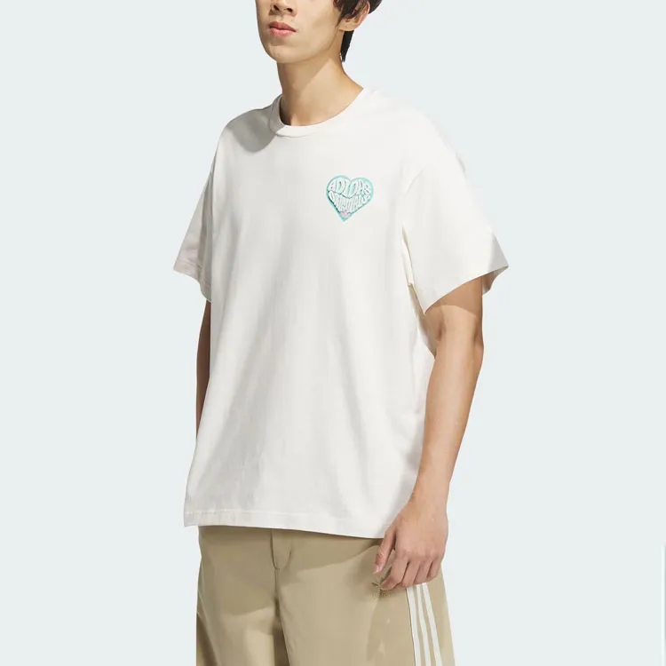 Adidas Originals SS24 T Shirt Unisex Pink White-3