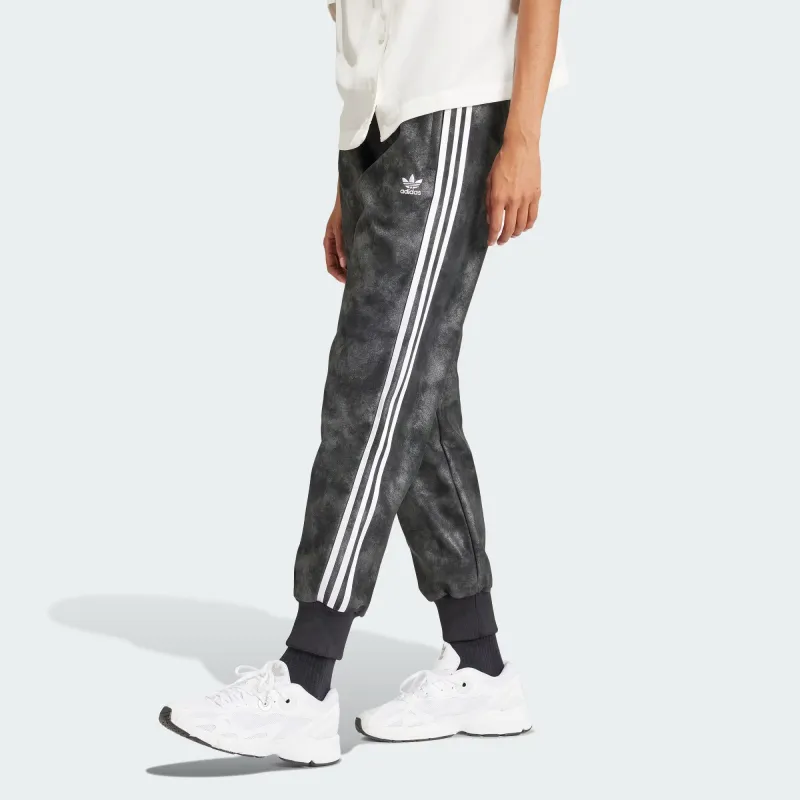 Adidas Originals Premium Sst Luxe Track Pants Knitted Sports Pants Women's Black-4