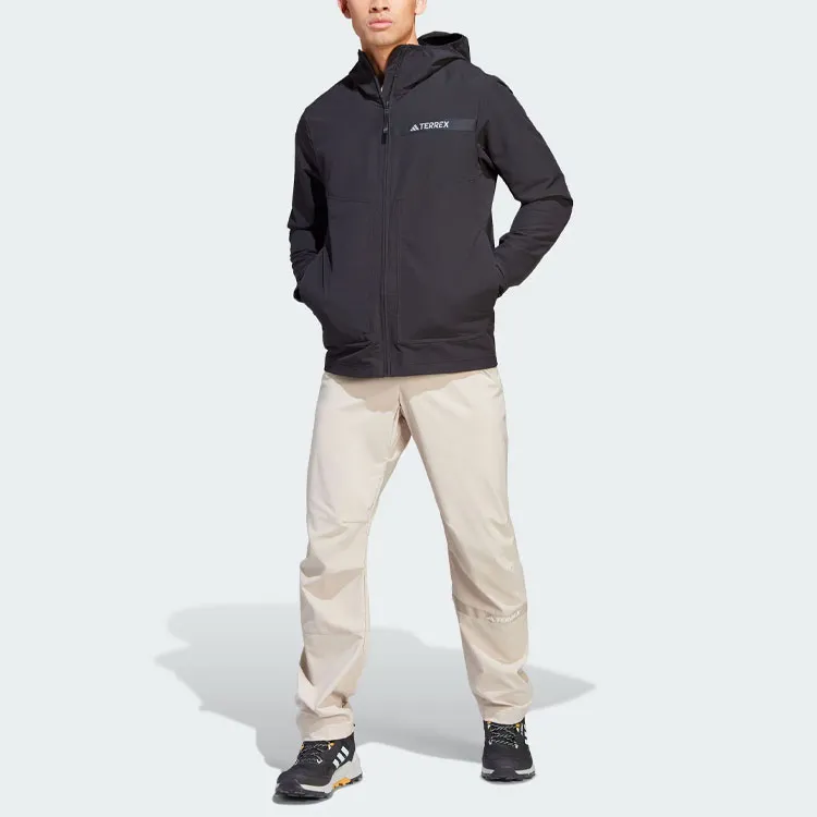 Adidas Multi Soft Shell Jacket Jackets Coats Men's Black-5