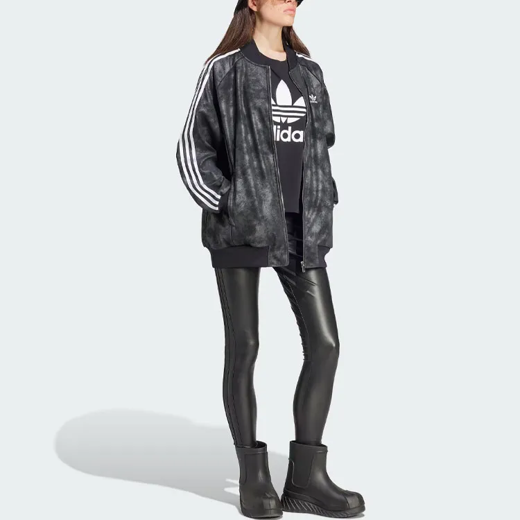Adidas Originals Premium Sst Luxe Track Top Jackets Coats Women's Black-1
