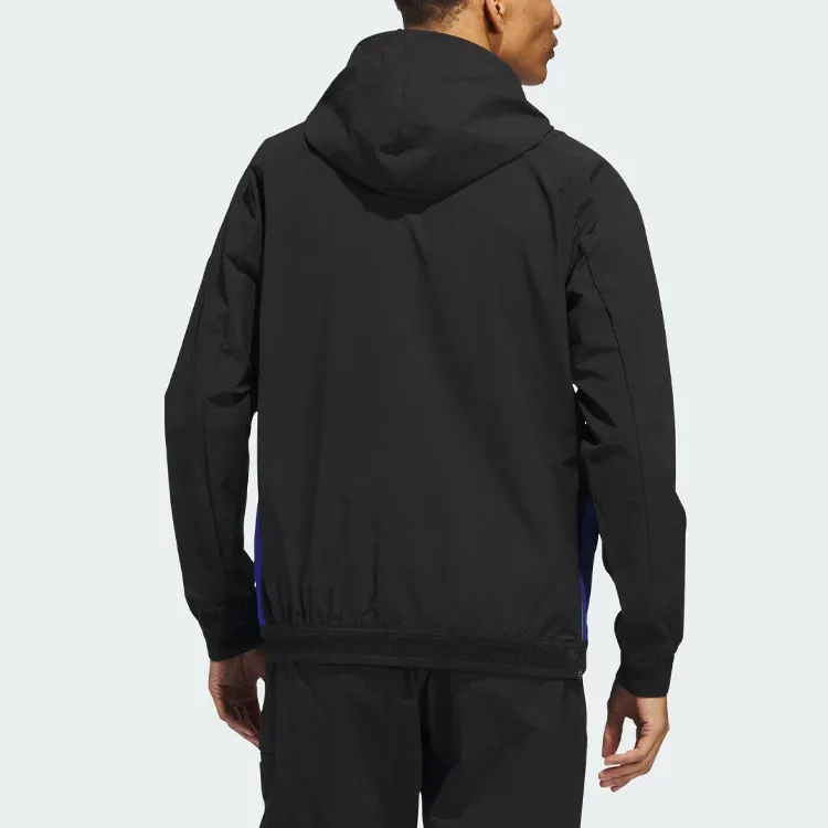 Adidas Adicross Anorak Pullover Jackets Coats Men's Black-1