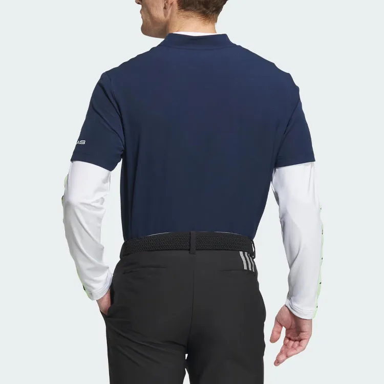 Adidas 2 In 1 Polo Shirt And Base Layer Polo Shirt Men's College Navy-3