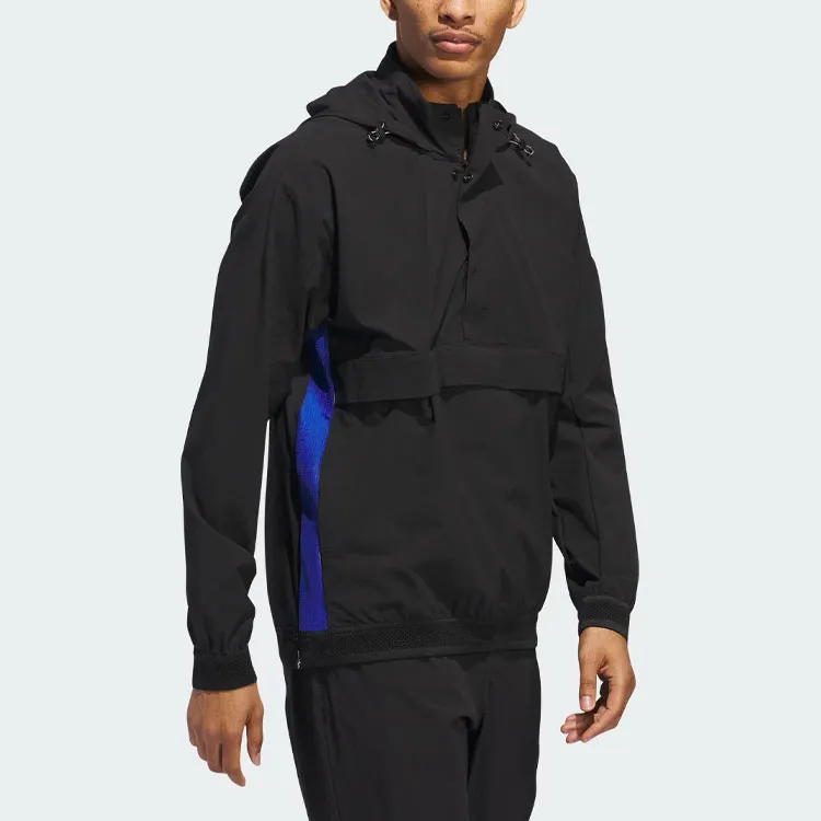 Adidas Adicross Anorak Pullover Jackets Coats Men's Black-3