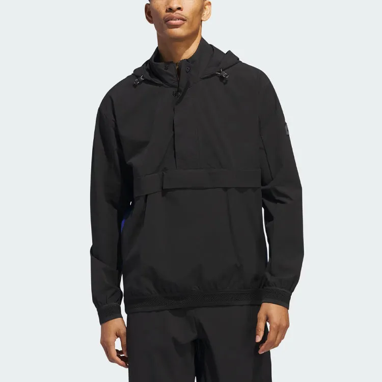 Adidas Adicross Anorak Pullover Jackets Coats Men's Black-2