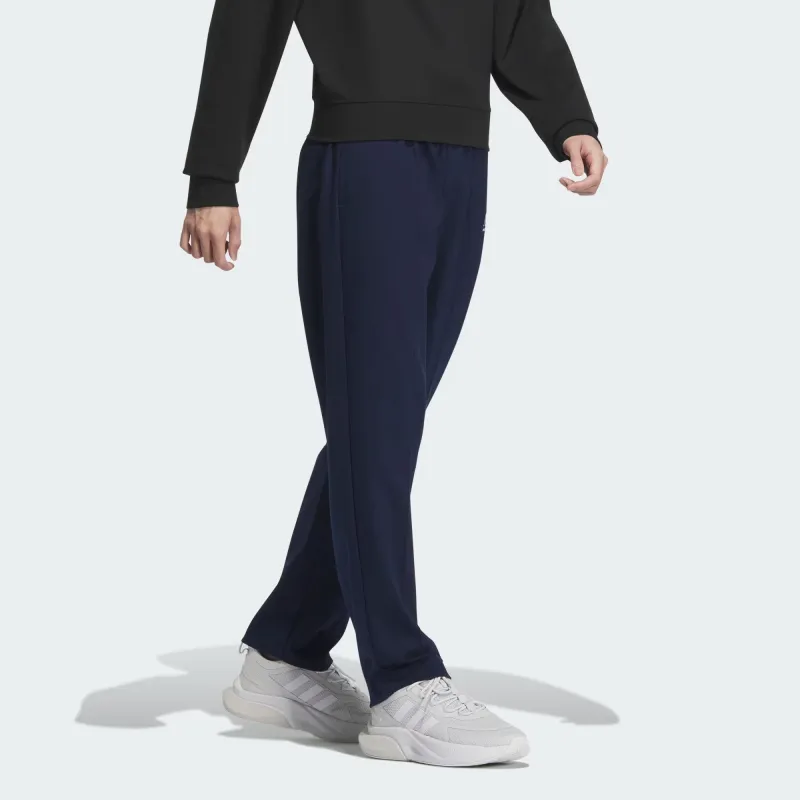 Adidas Verbiage Doubleknit Pants Knitted Sports Pants Men's College Navy-3