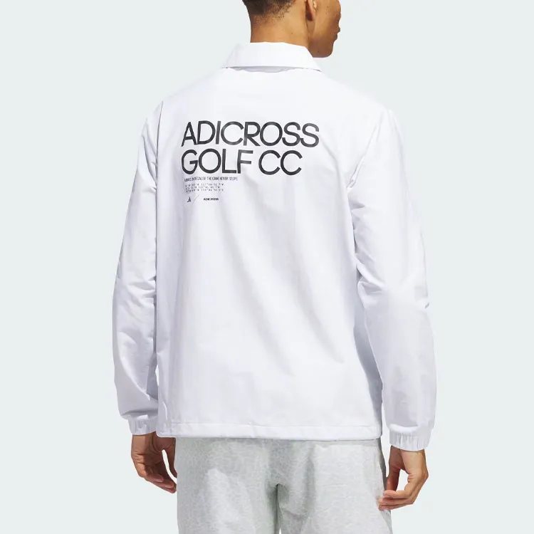 Adidas Adicross Coaches Jacket Jackets & Coats Men's White-2