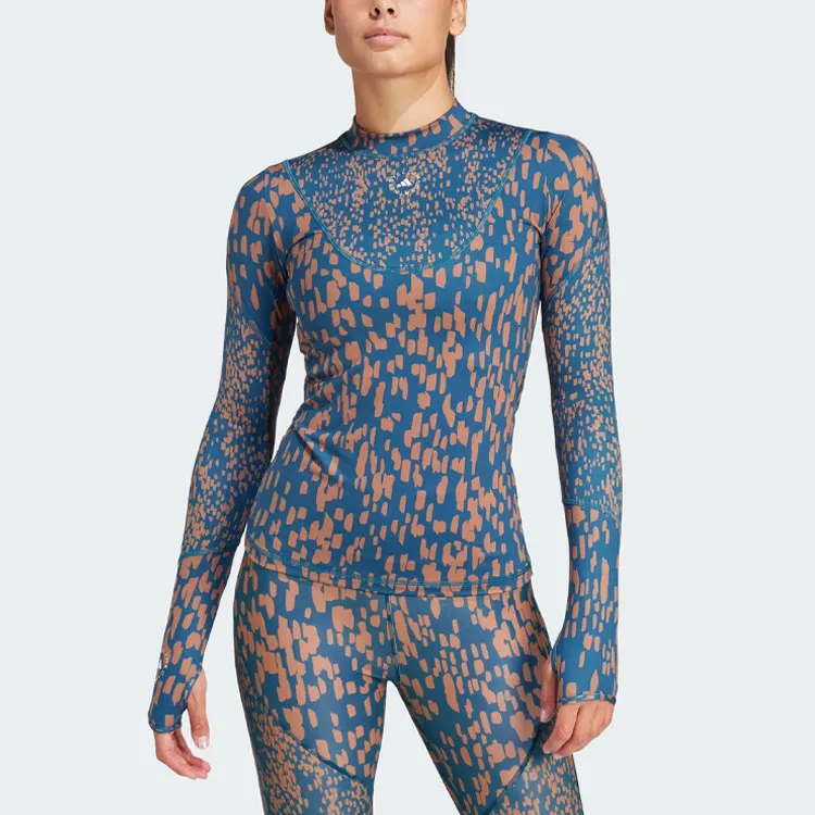 Adidas Free Shipping With AdiClub Adidas By Stella McCartney TruePurpose Training Long Sleeve Printed Tee-1