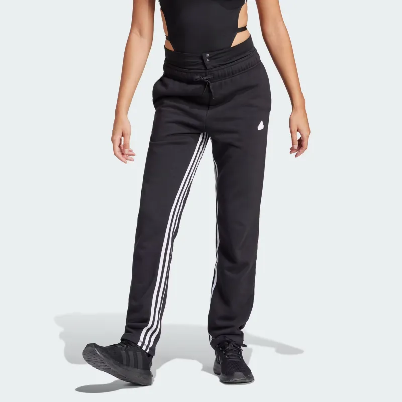 Adidas Dance All-Gender Versatile French Terry Joggers Knitted Sports Pants Women's Black-1