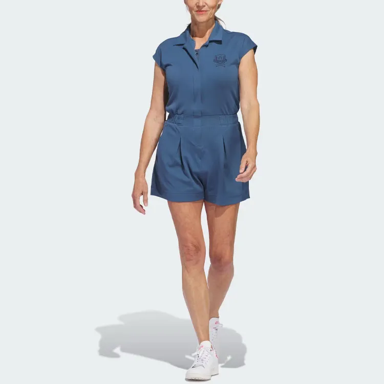 Adidas Go To Romper Jumpsuit Women's Blue-1