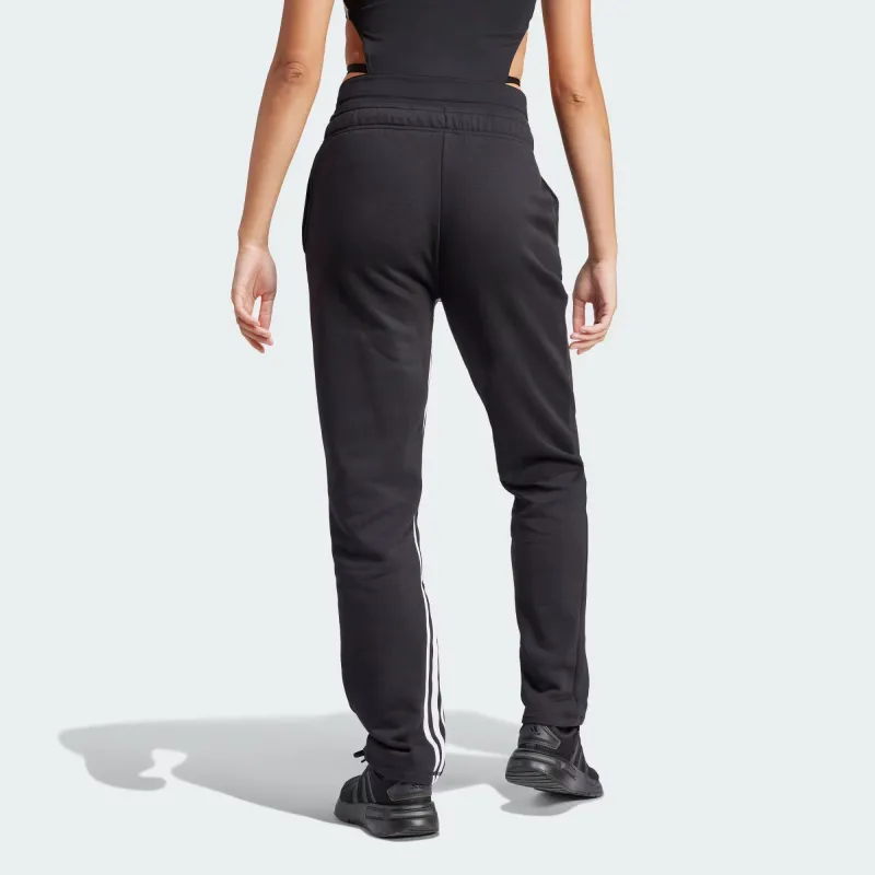 Adidas Dance All-Gender Versatile French Terry Joggers Knitted Sports Pants Women's Black-2