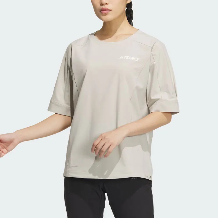 Adidas AEROREADY T Shirt Women's Light Gray-1