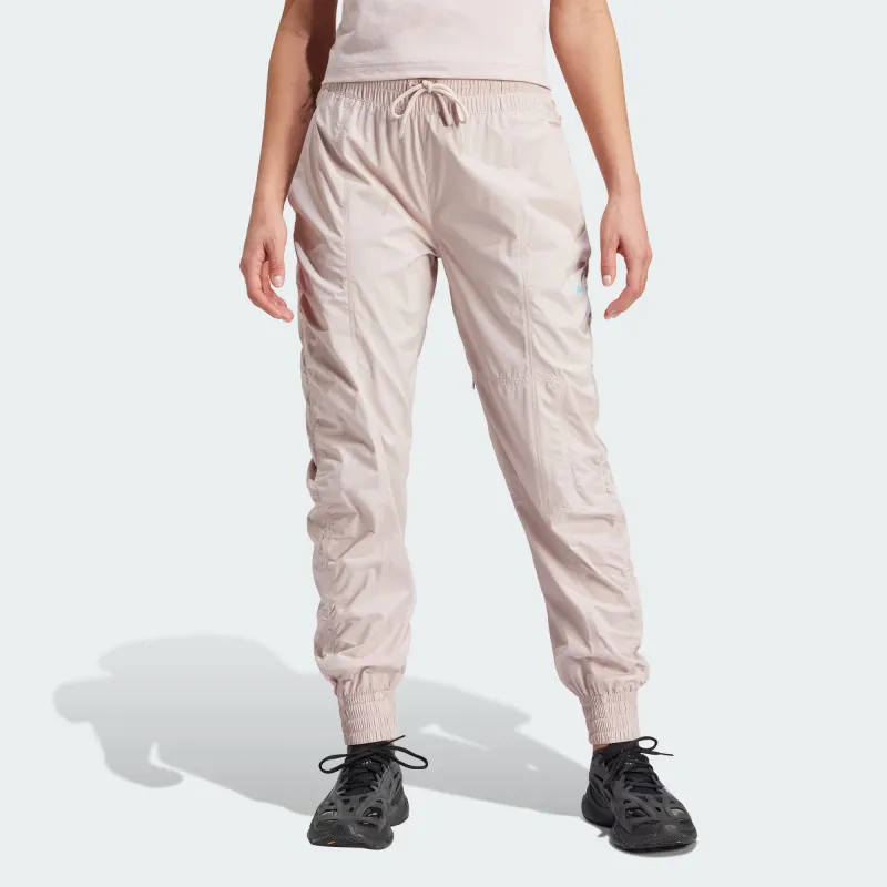 Adidas x Stella McCartney Truecasuals Woven Pants Athletic Trousers Women's Rose Red-1