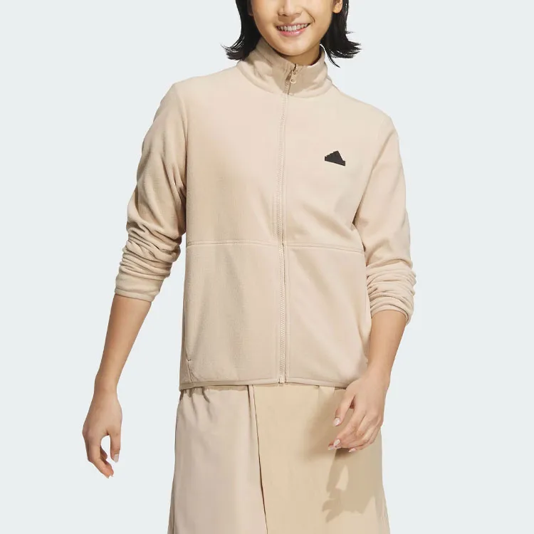 Adidas CITY ESCAPE City Escape 3 In 1 Fleece Jacket Jackets Coats Women's Jade White-5