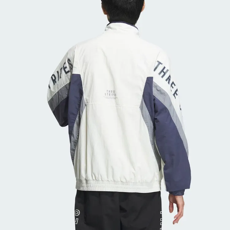 Adidas WORDING Oversized Fit Jacket Jackets Coats Unisex Jade White-7