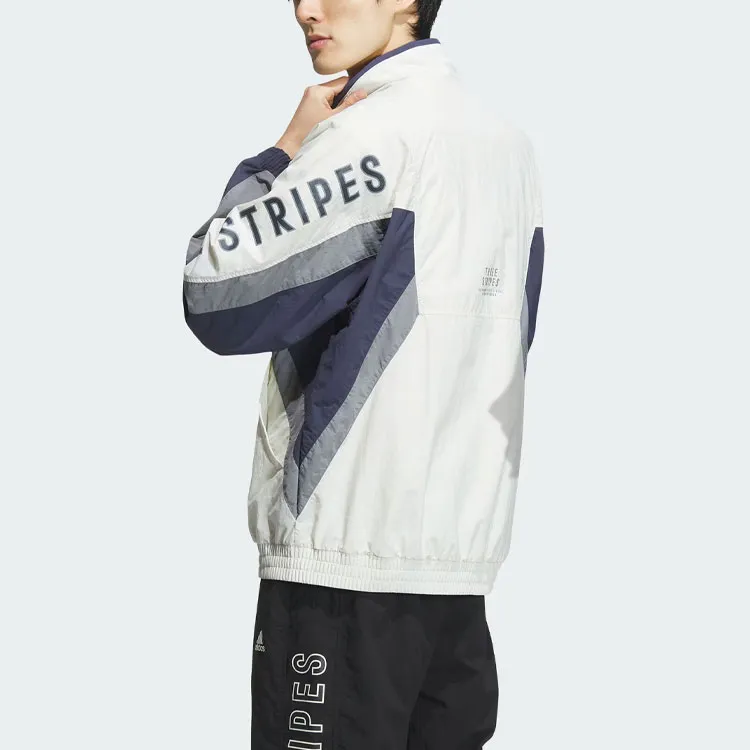 Adidas WORDING Oversized Fit Jacket Jackets Coats Unisex Jade White-4