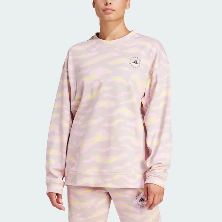 Adidas x Stella McCartney Printed Sweatshirt Women's Pink-1