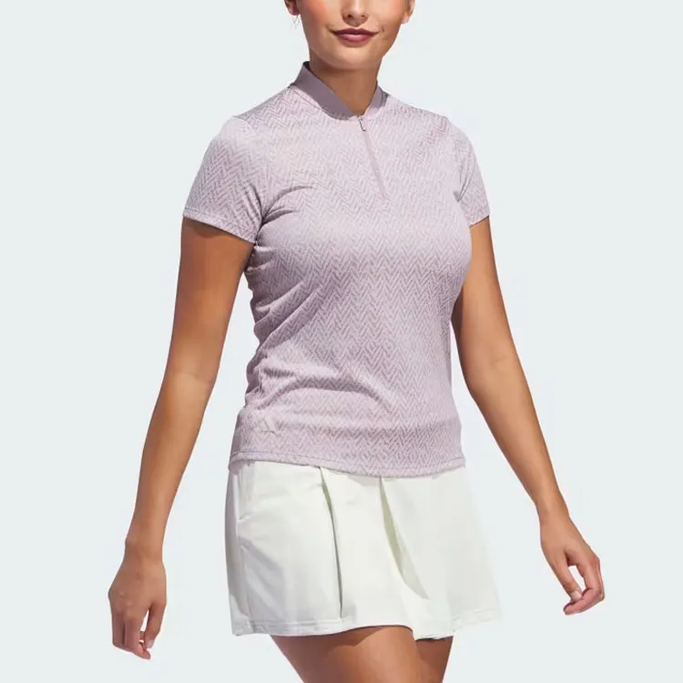 Adidas Ultimate365 Jacquard Polo Shirt Polo Shirt Women's Fuchsia-3