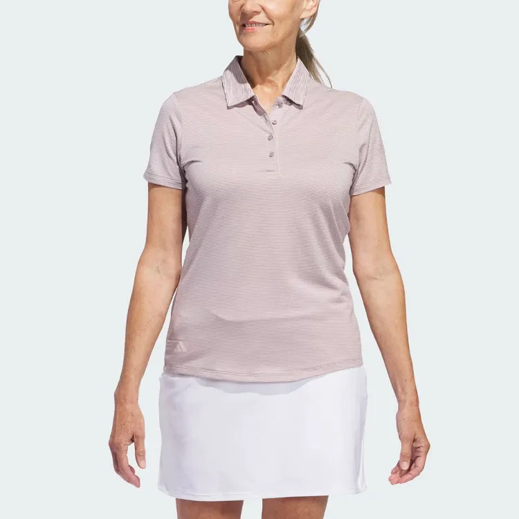 Adidas Ottoman Short Sleeve Polo Shirt Polo Shirt Women's Pink-1