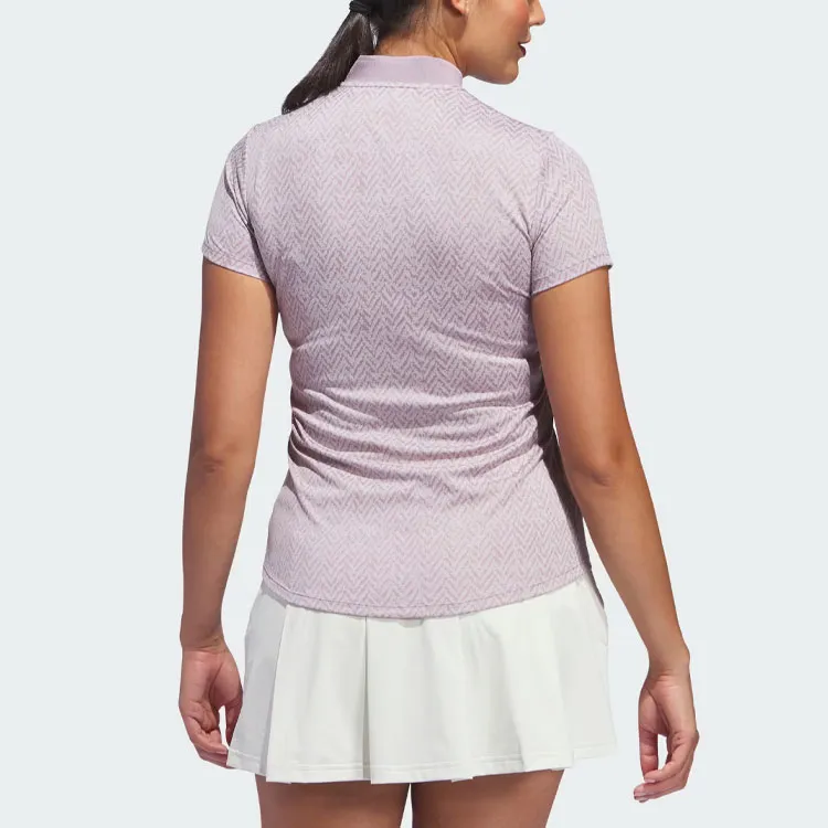 Adidas Ultimate365 Jacquard Polo Shirt Polo Shirt Women's Fuchsia-2