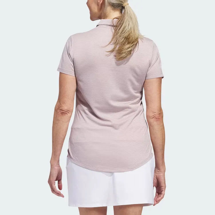 Adidas Ottoman Short Sleeve Polo Shirt Polo Shirt Women's Pink-2