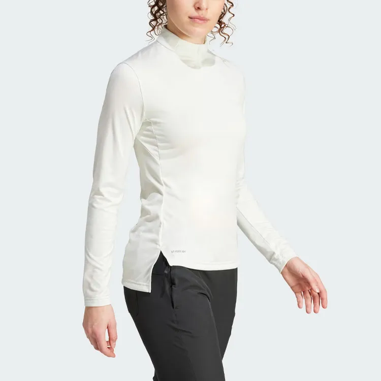 Adidas Terrex Multi Half-Zip Long Sleeve Tee T-Shirt Women's White-3