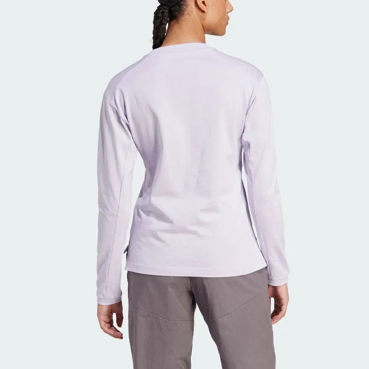 Adidas Drop Shoulder Sleeve T Shirt Women's Silver-2