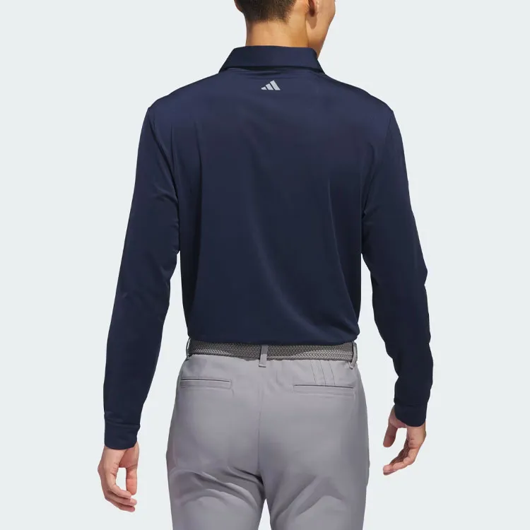 Adidas Free Shipping With AdiClub Long Sleeve Polo Shirt-2
