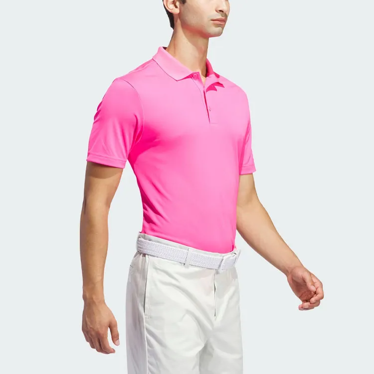 Adidas Polo Shirt Men's Sun Pink-3