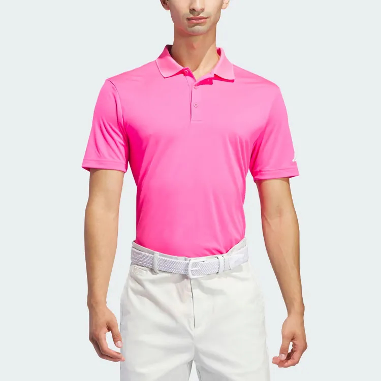 Adidas Polo Shirt Men's Sun Pink-1