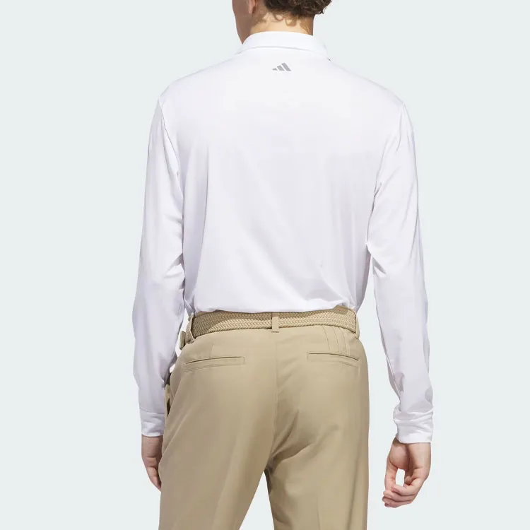 Adidas Free Shipping With AdiClub Long Sleeve Polo Shirt-2
