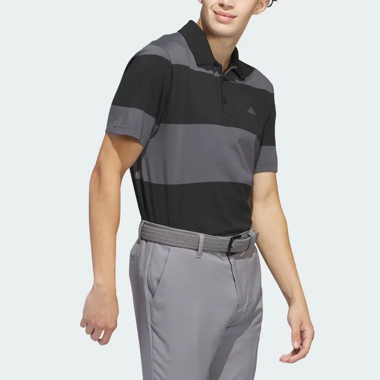 Adidas Free Shipping With AdiClub Colorblock Rugby Stripe Polo Shirt-3