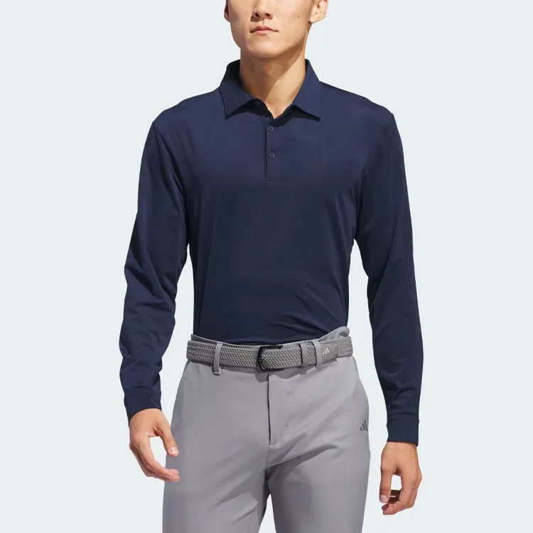 Adidas Free Shipping With AdiClub Long Sleeve Polo Shirt-1