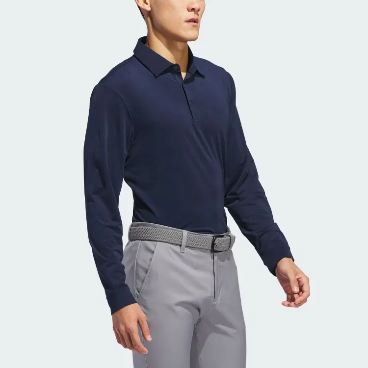 Adidas Free Shipping With AdiClub Long Sleeve Polo Shirt-3