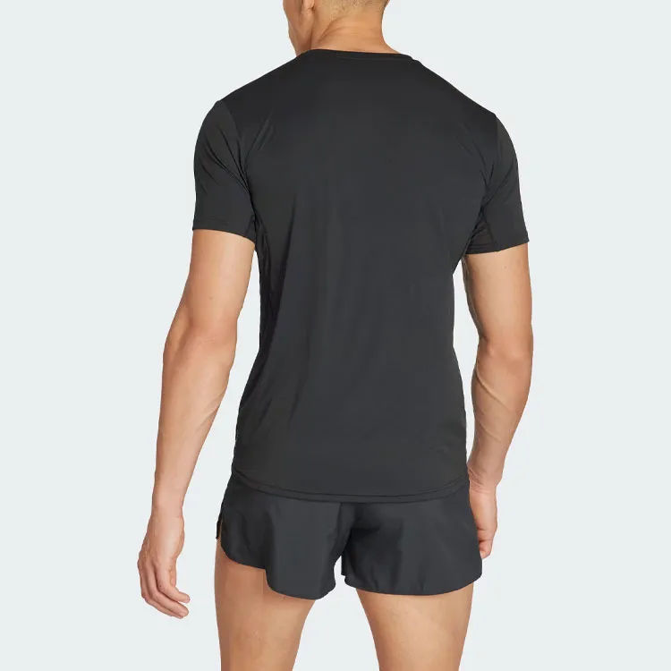 Adidas T Shirts Men Black-2