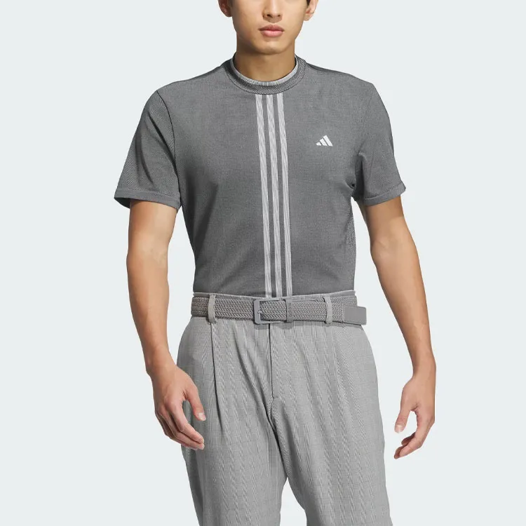 Adidas Primeknit Seamless Mock Shirt T Shirt Men's Gray-1