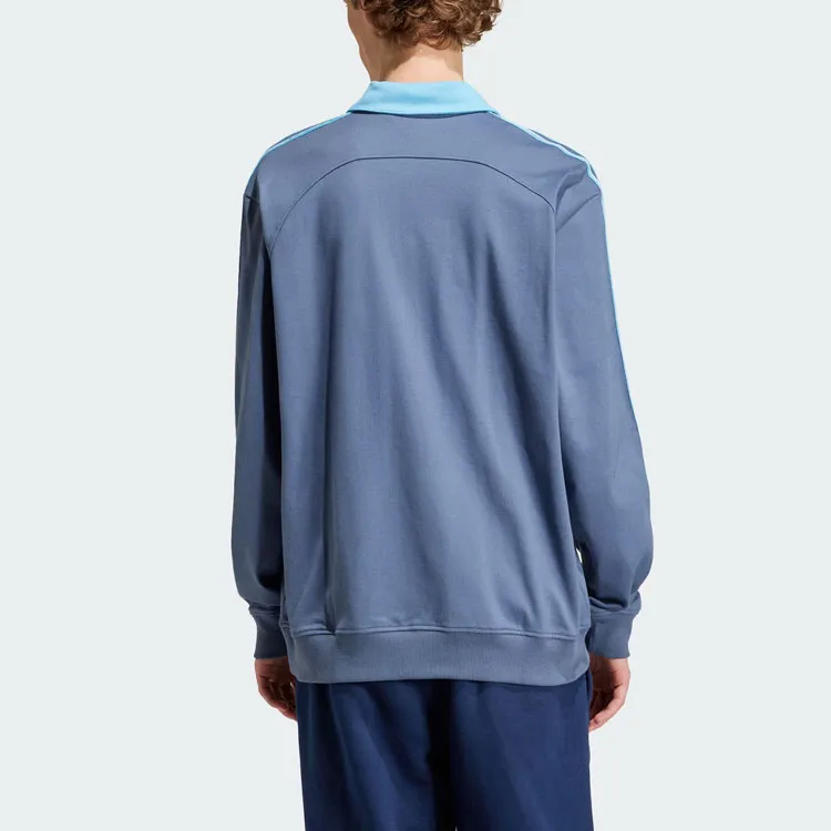 Adidas Originals Collared Cotton Sweatshirt-2