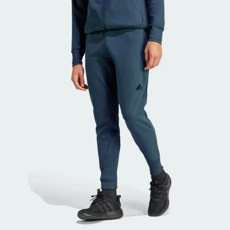 Adidas Z.N.E. Winterized Tracksuit Bottoms Knitted Sweatpants Men's Dark Blue-1