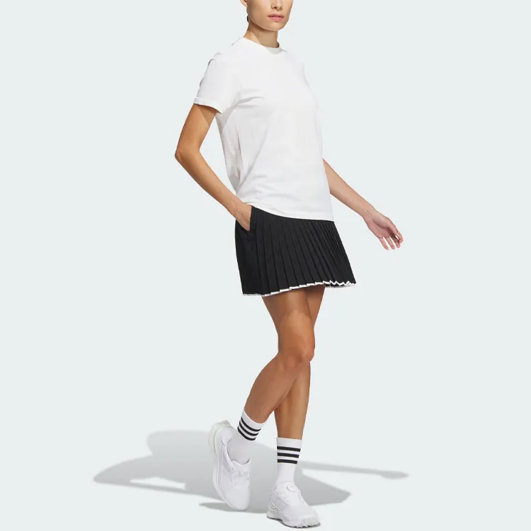 Adidas Primeknit Seamless Mock Shirt T Shirt Women's White-4