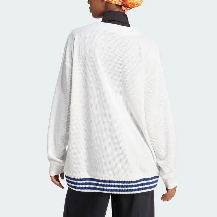Adidas Originals Cardigan Knitwear Women's Jade White-4
