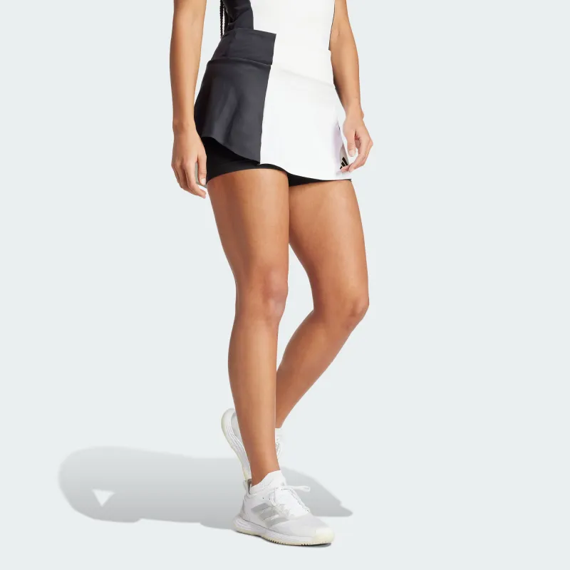 Adidas Tennis Premium Skirt Casual Short Skirts Women's Black White-3